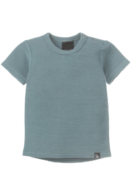 Rib t-shirt (blauw)