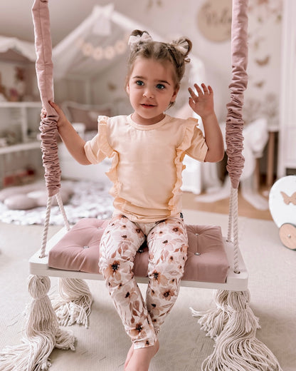 Legging flowers elle cream