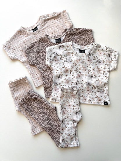 Wafel top leopard spots small