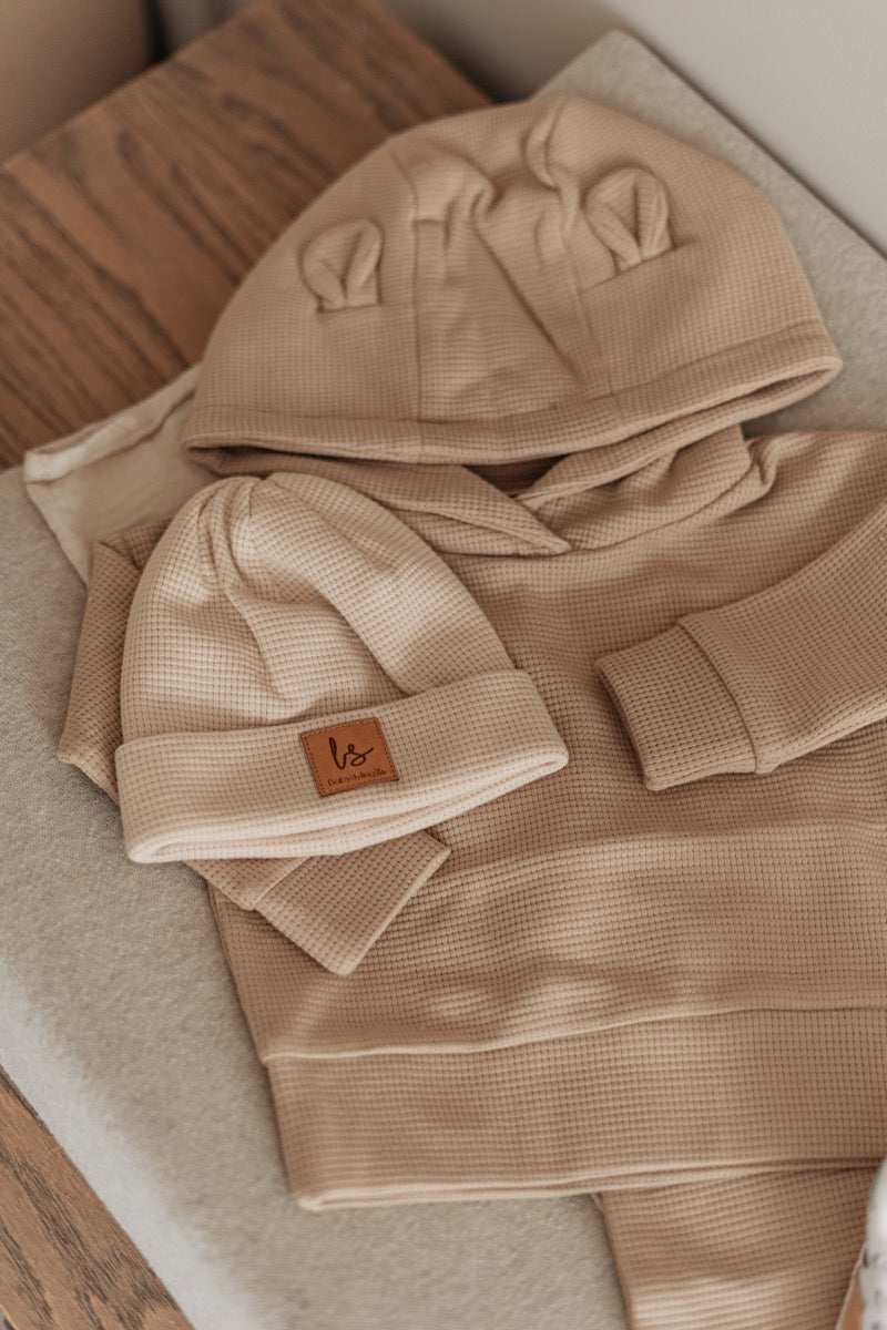 Capuchon sweater with ears (light oak)