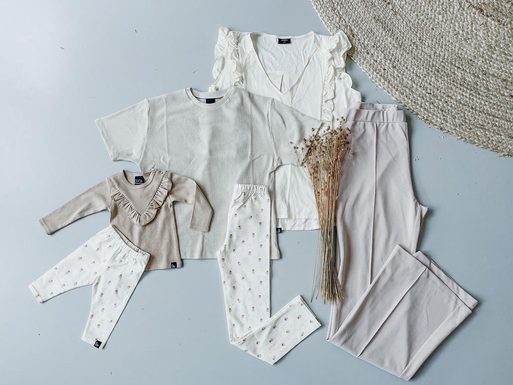 Rib t-shirt oslo (beige) Mystyles