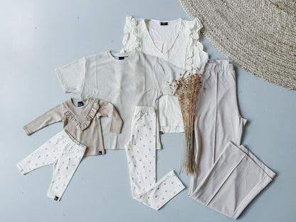 Rib t-shirt oslo (beige) Mystyles