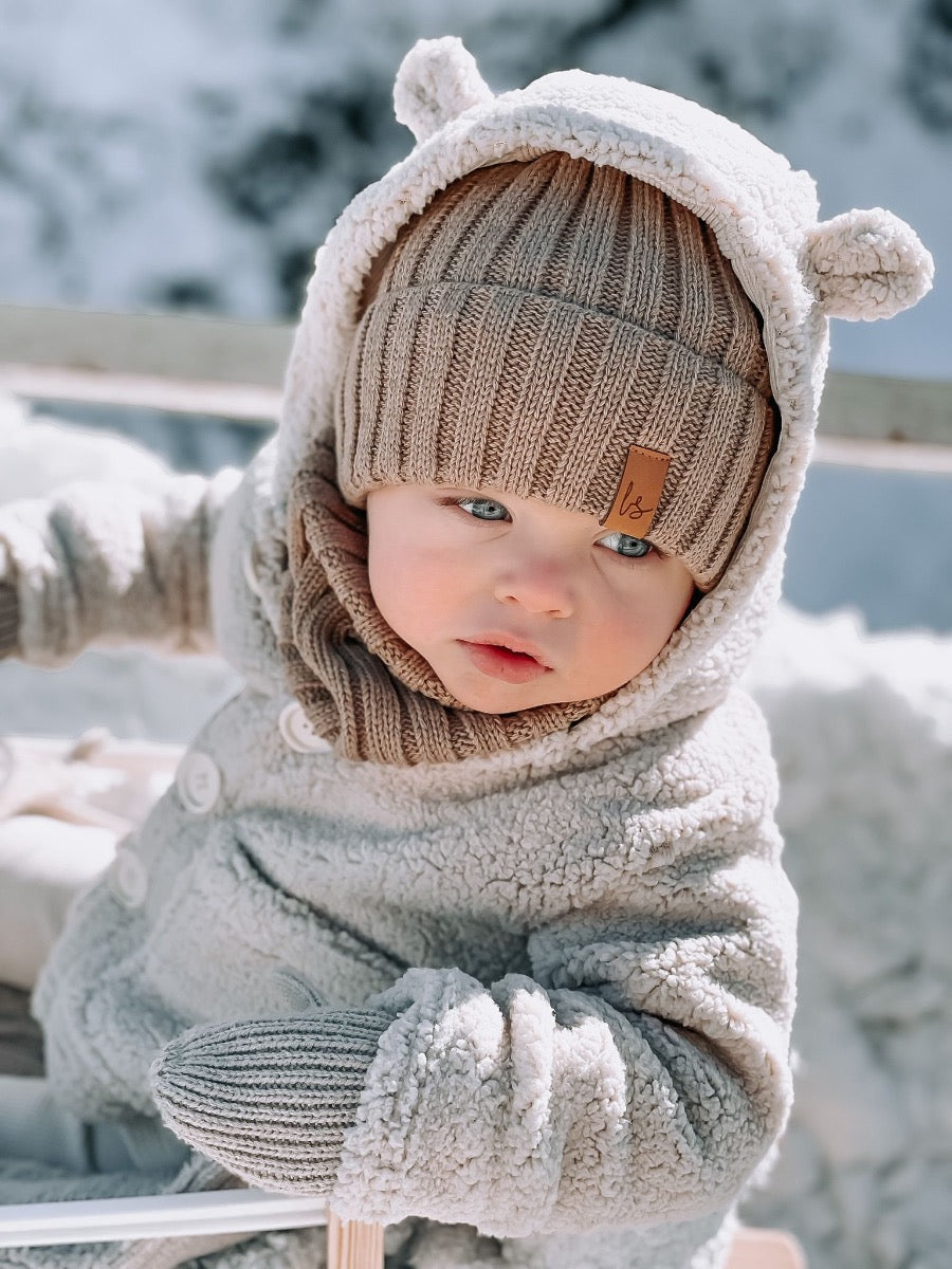Knitted sjaaltje (light oak)