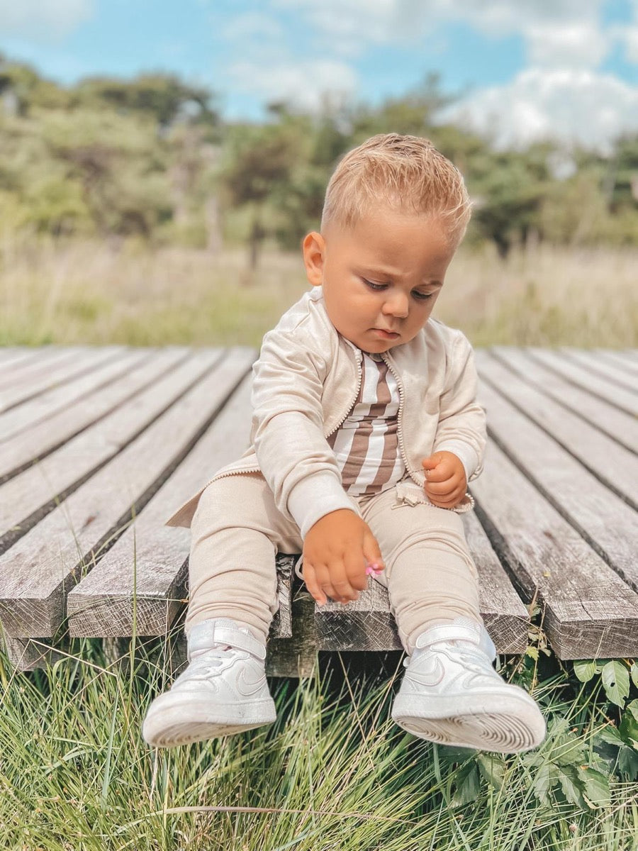 Jogger broekje sand